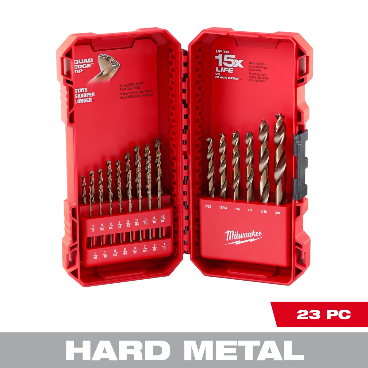 RED HELIX™ Cobalt Drill Bit Set – 23PC