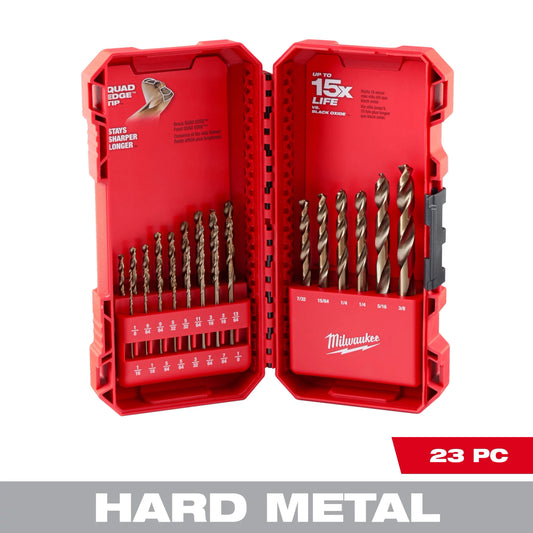 RED HELIX™ Cobalt Drill Bit Set – 23PC