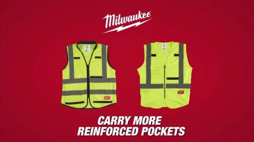 Class 2 High Visibility Yellow Safety Vest - S/M