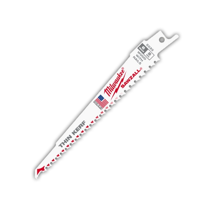 6" 5 TPI SAWZALL® Blade for Wood with Nails (5 PK)