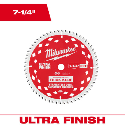 7-1/4" 60T Ultra Fine Finish Circular Saw Blade