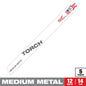 12" 14 TPI TORCH™ SAWZALL® Blade for Medium Metal (5 PK)