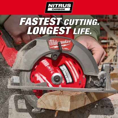 7-1/4” 24T NITRUS™ Carbide Framing & Demolition Circular Saw Blade