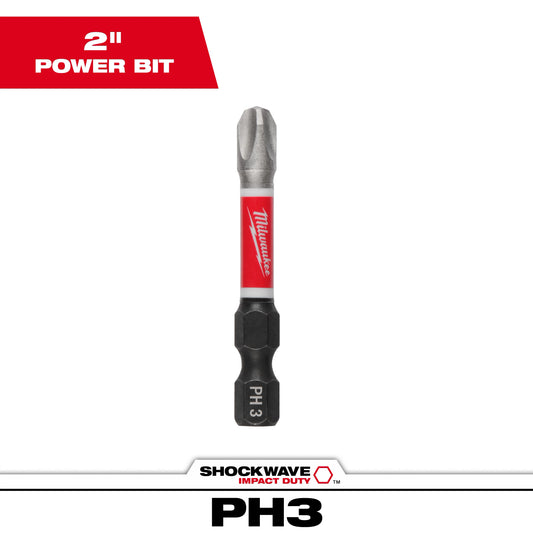 SHOCKWAVE™ Impact Duty 2" Phillips #3 Power Bit