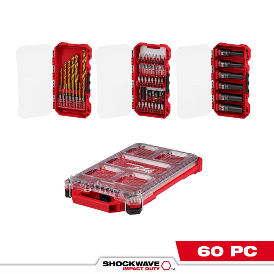 SHOCKWAVE™ Impact Duty 60PC Drill, Drive & Fasten with PACKOUT™
