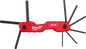 9-Key Folding Hex Key Set - SAE