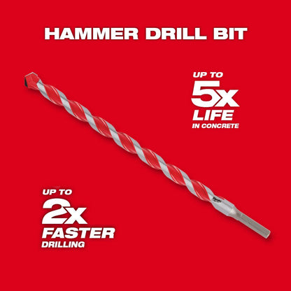 5/8" x 4" x 6" Carbide Hammer Drill Bit with POWER TIP™