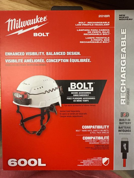 MILWAUKEE BOLT Rechargeable Low-Profile Headlamp