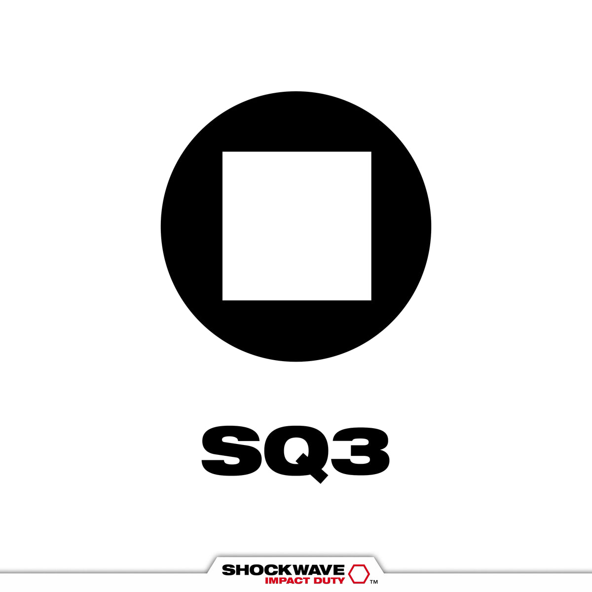 SHOCKWAVE™ Impact Duty 2" Square Recess #3 Power Bit