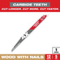 12" 5 TPI AX™ with Carbide Teeth SAWZALL® Blade for Wood with Nails (1 PK)