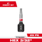 1" INSERT BIT HEX 3/32" BULK 25