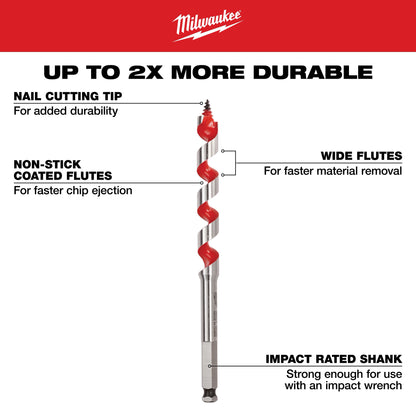 1-1/4" x 6-1/2" Auger Bit