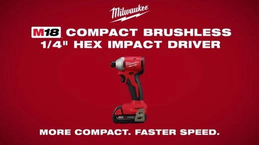 M18™ Compact Brushless 1/4" Hex Impact Driver