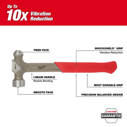 24oz STEEL BALL PEEN HAMMER