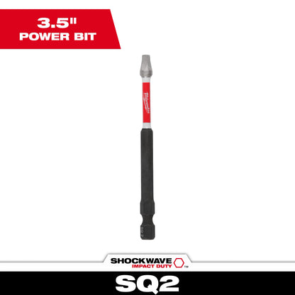 SHOCKWAVE™ Impact Duty 3-1/2” Square Recss #2 Power Bit