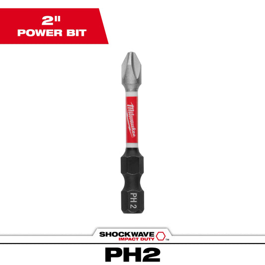 SHOCKWAVE™ Impact Duty 2" Phillips #2 Power Bit