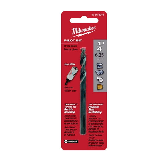 High Speed Steel Pilot Bit 1/4" x 4"