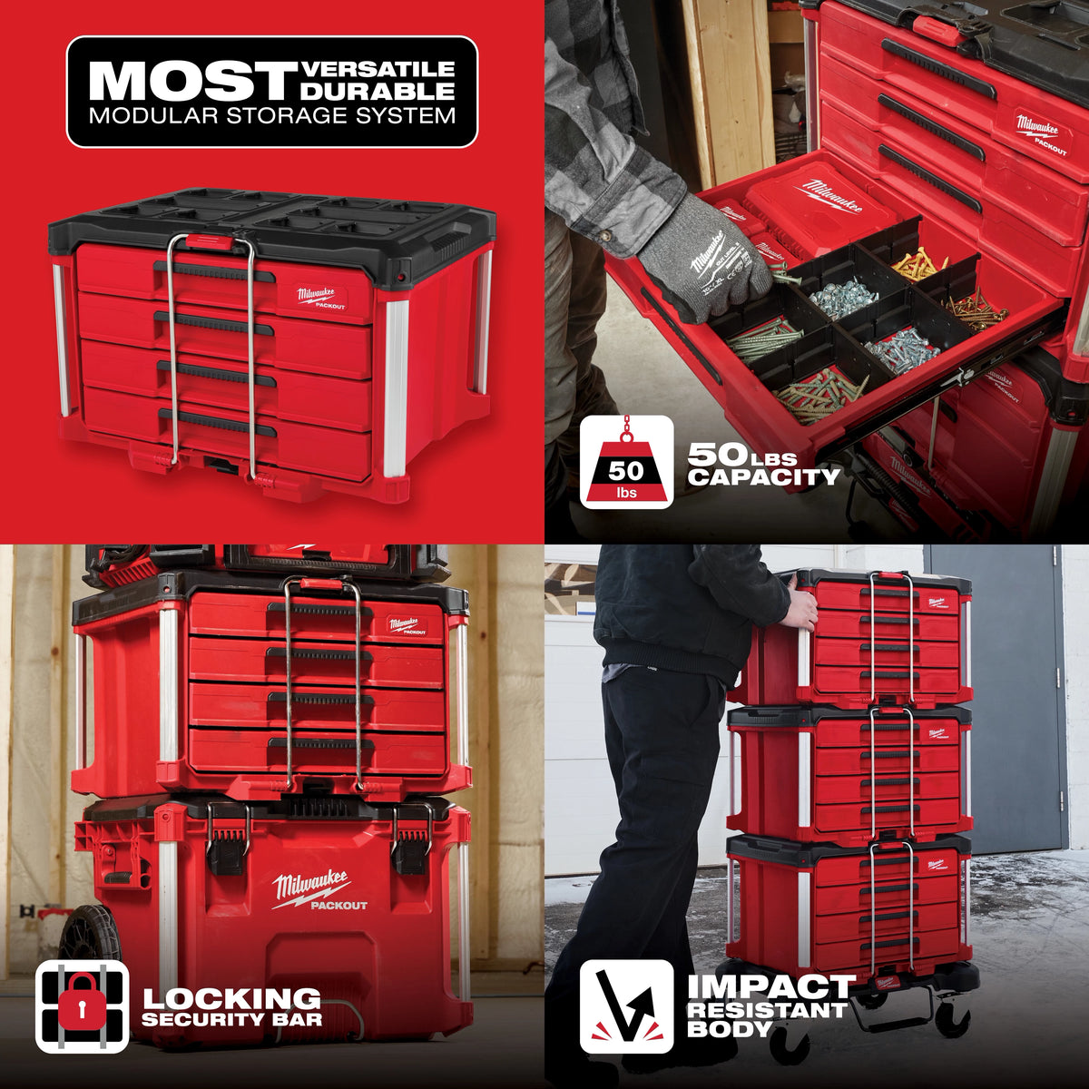 PACKOUT™ 4 Drawer Tool Box