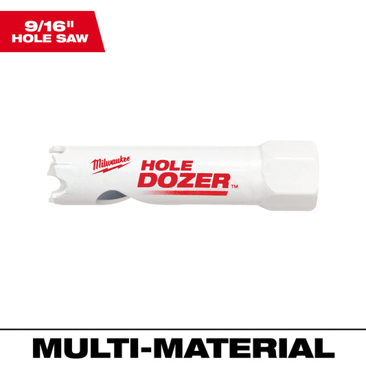 9/16" HOLE DOZER™ Bi-Metal Hole Saw
