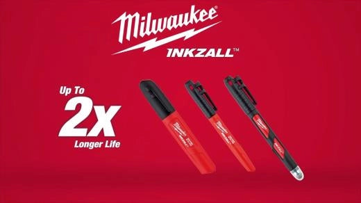 INKZALL™ Red Fine Point Marker