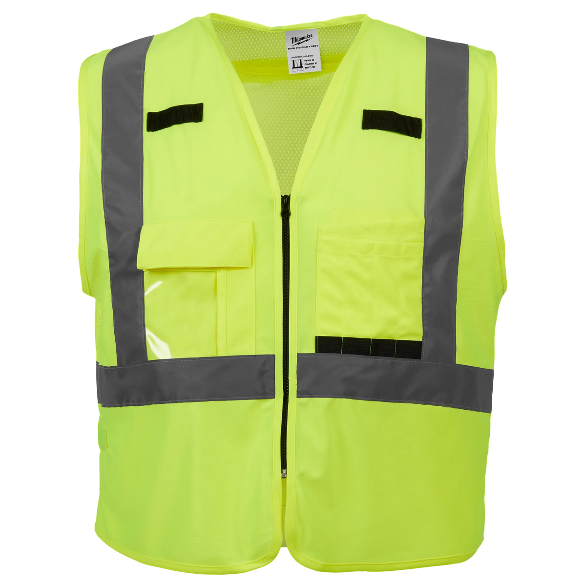 Class 2 High Visibility Yellow Safety Vest - S/M