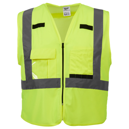Class 2 High Visibility Yellow Safety Vest - S/M