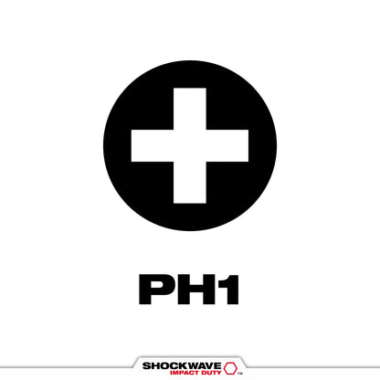 SHOCKWAVE™ Impact Duty 2" Phillips #1 Power Bit
