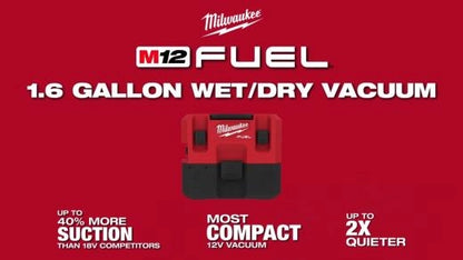 M12 FUEL™  1.6 Gallon Wet/Dry Vacuum