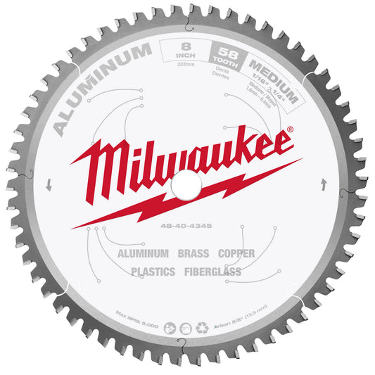 8" Aluminum Cutting Circular Saw Blade