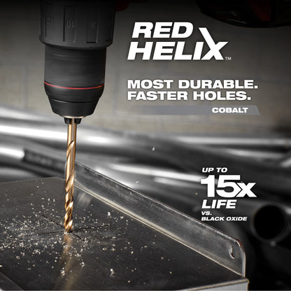 RED HELIX™ Cobalt Drill Bit Set – 23PC