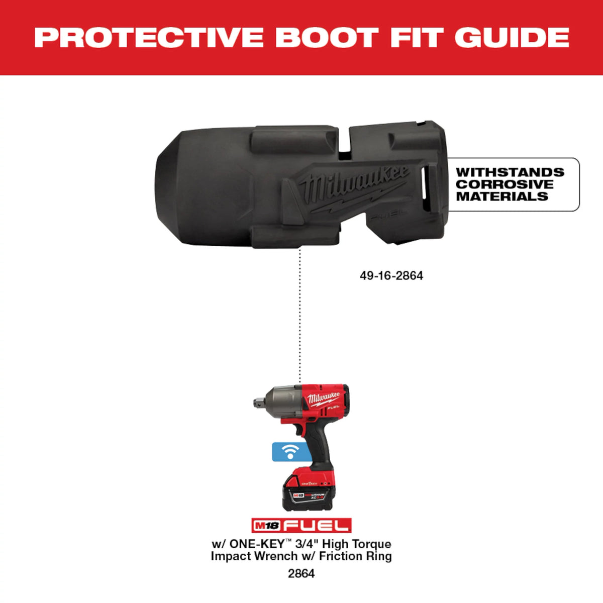 M18™ HTIW 2864 Protective Boot