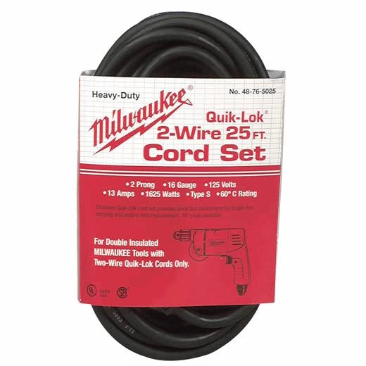 48-76-5025 25' QUIK LOK CORD SET