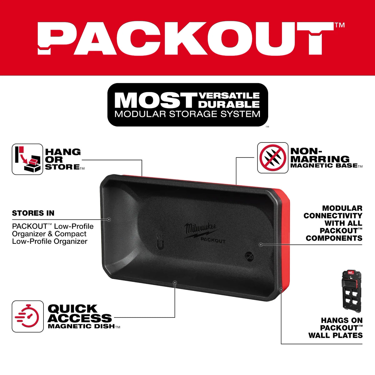 PACKOUT™ Large Magnetic Bin