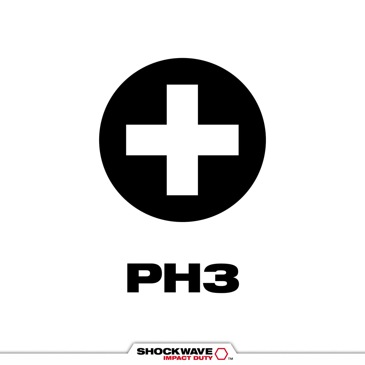 SHOCKWAVE™ Impact Duty 6" Phillips #3 Power Bit