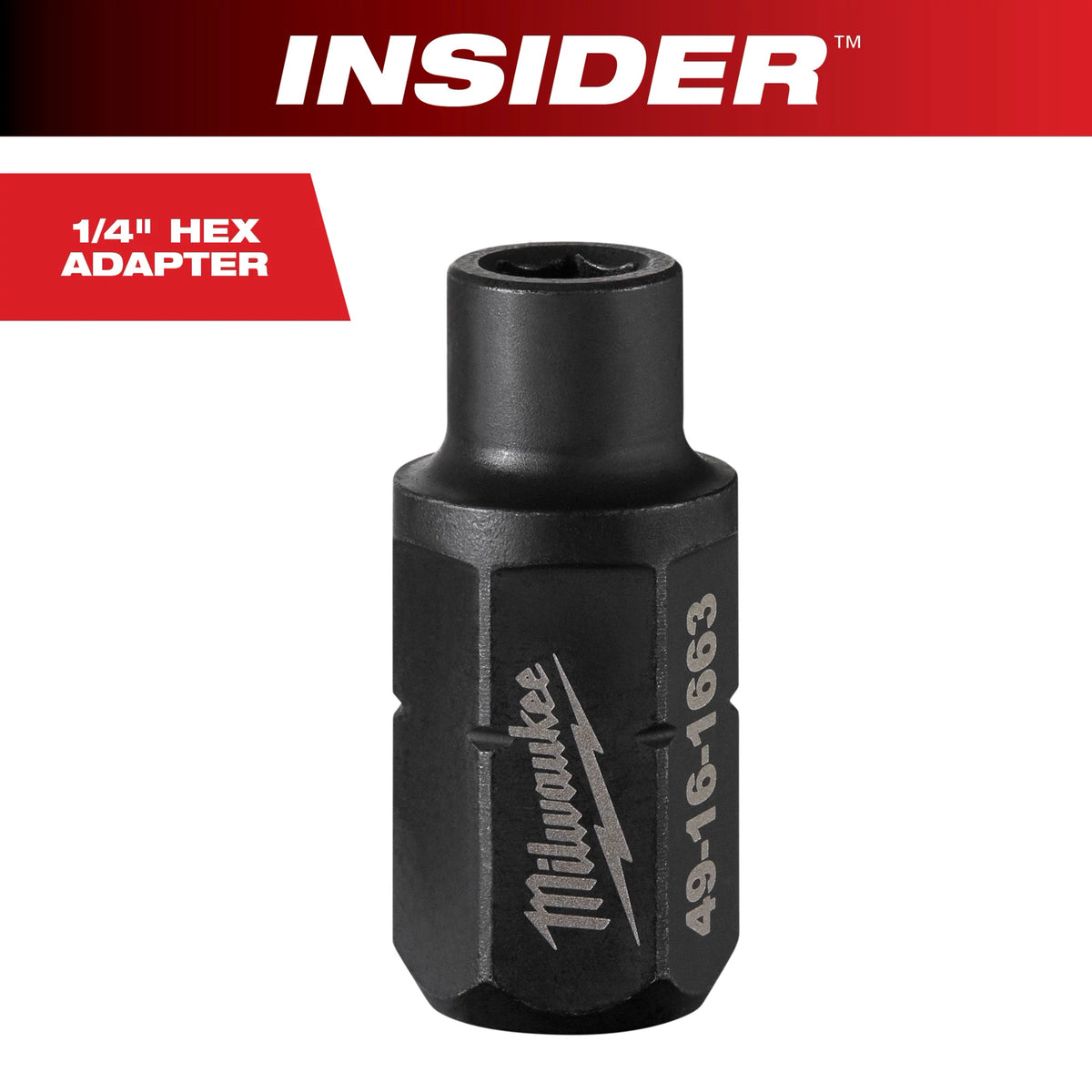 INSIDER™ Box Ratchet 1/4" Hex Adapter